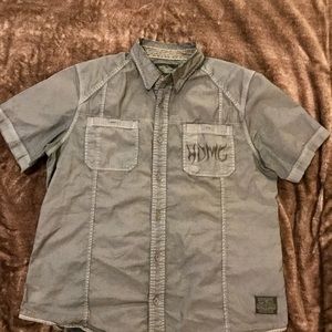 Harley Davidson Short Sleeve Button Up Shirt